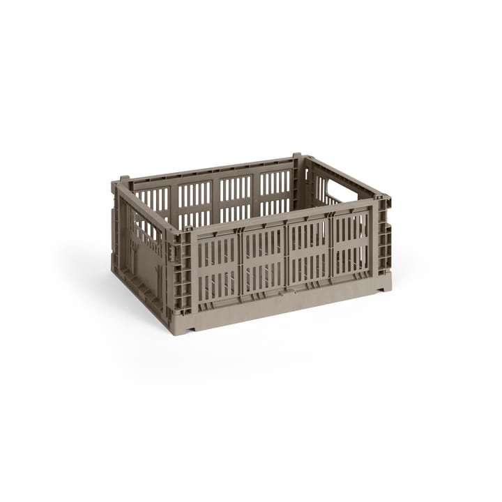 Cesta Colour Crate M 26,5x34,5 cm - Warm grey - HAY