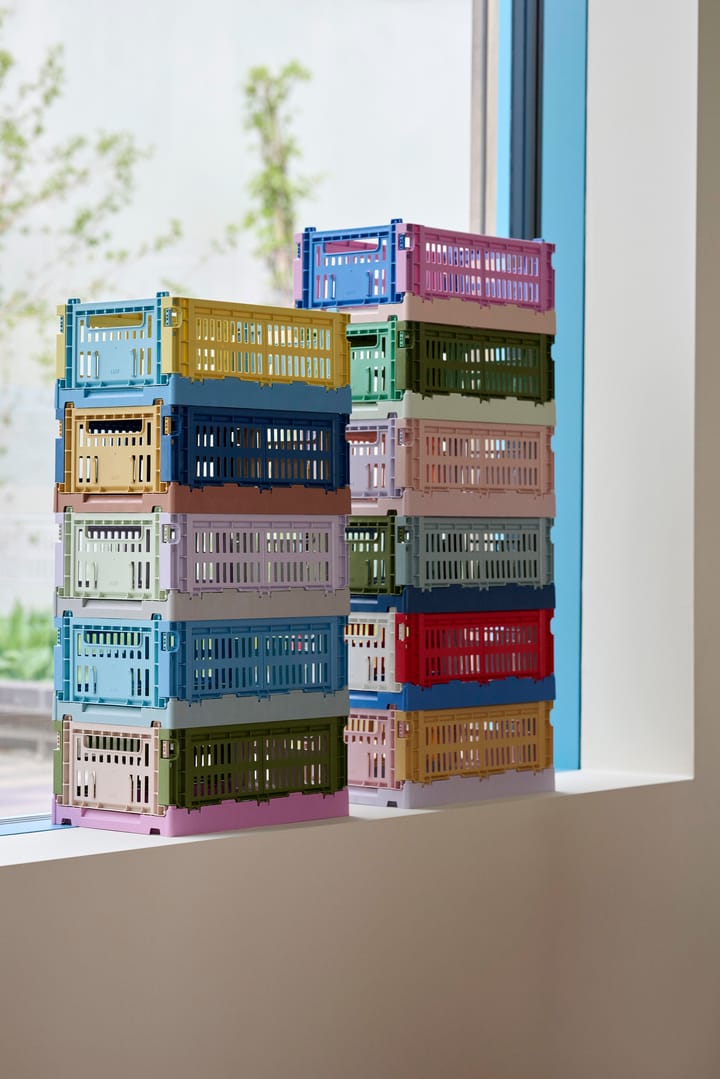 Cesta Colour Crate Mix S 17x26,5 cm, Golden yellow HAY