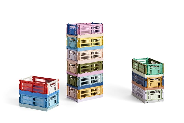 Cesta Colour Crate Mix S 17x26,5 cm, Golden yellow HAY
