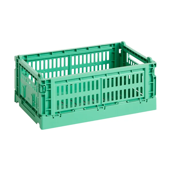 Cesta Colour Crate S 17x26,5 cm - Dark mint - HAY