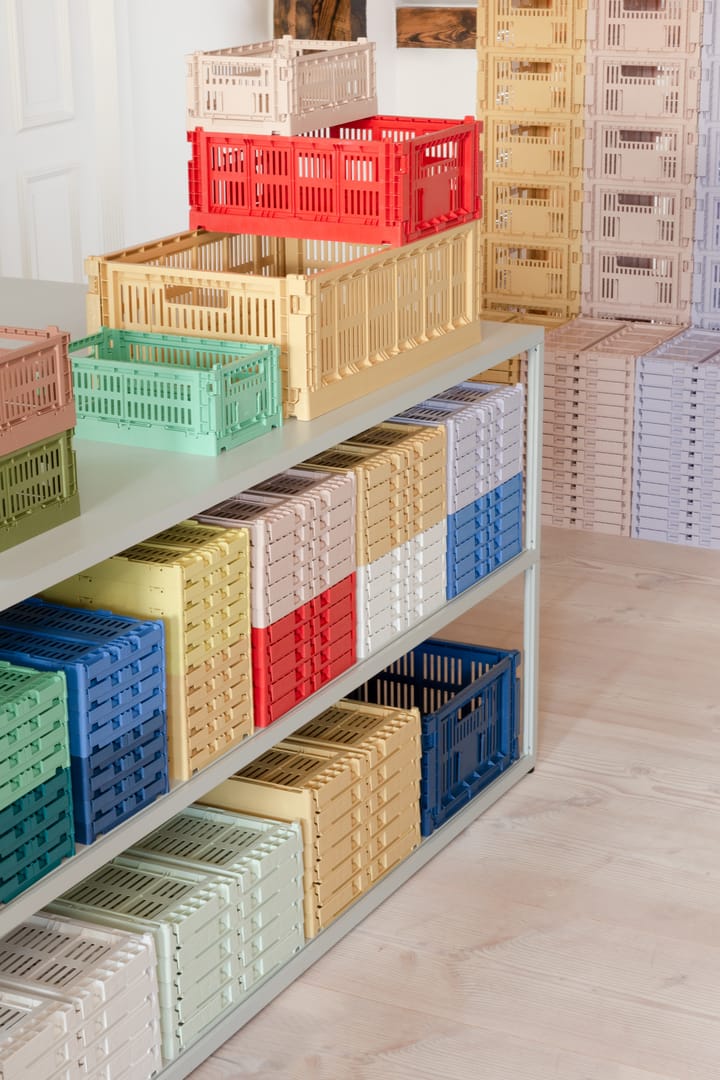 Cesta Colour Crate S 17x26,5 cm, Dark mint HAY