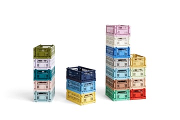 Cesta Colour Crate S 17x26,5 cm - Dark mint - HAY