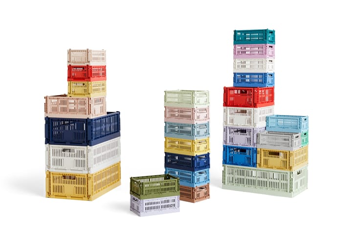 Cesta Colour Crate S 17x26,5 cm, Dusty blue HAY
