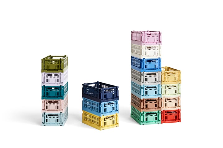 Cesta Colour Crate S 17x26,5 cm, Dusty blue HAY