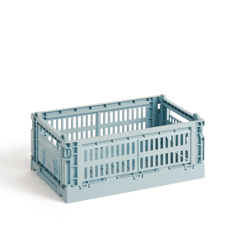 Cesta Colour Crate S 17x26,5 cm, Dusty blue HAY