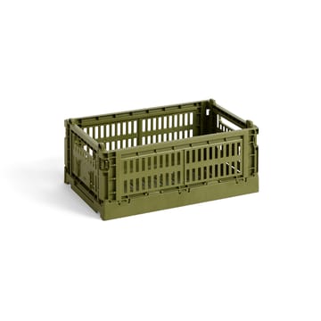 Cesta Colour Crate S 17x26,5 cm - Olive - HAY