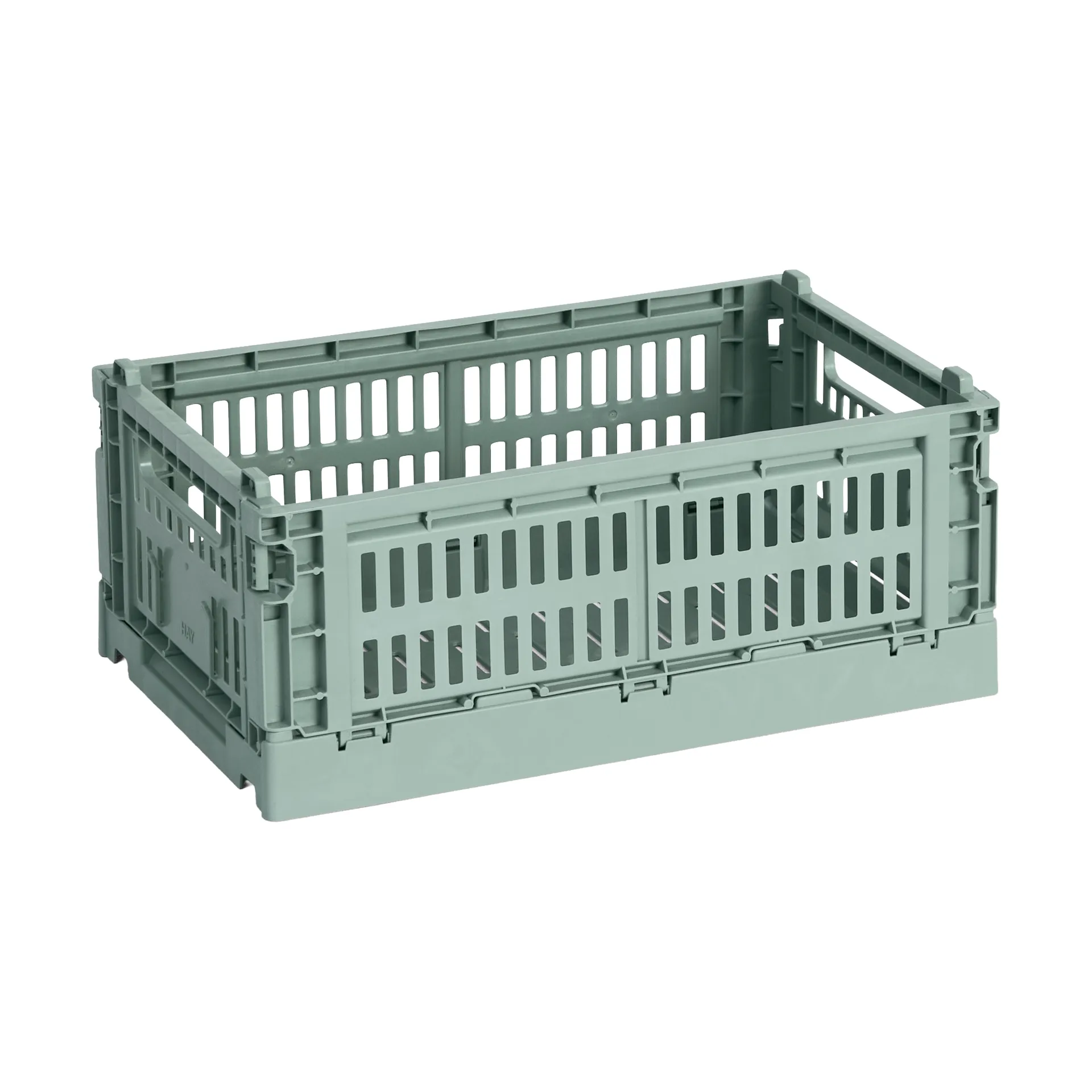 Cesta Colour Crate S 17x26,5 cm, Sage green HAY