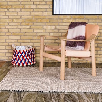 Cesta con asa Bead - Blue dash, large - HAY