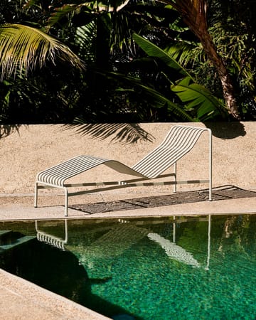 Chaise longue Palissade   - Sky grey - HAY