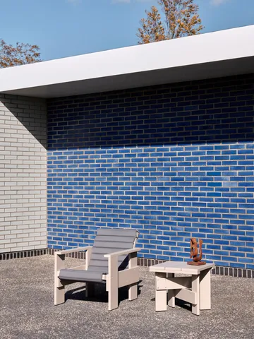 Cojín acolchado para la butaca Crate - Gris cielo - HAY