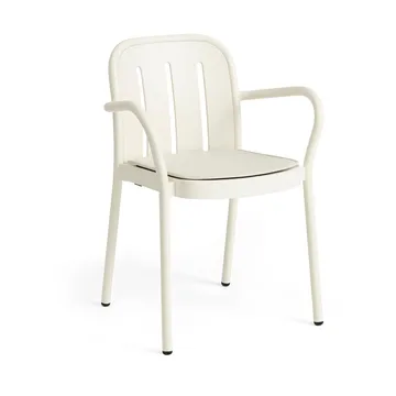 Cojín de asiento Deville - Blanco crema, 42x39,8 cm - HAY