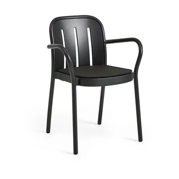 Cojín de asiento Deville - Negro, 42x39,8 cm - HAY