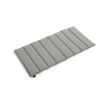 Cojín de asiento Terrazza Folding - Grey bold stripe, 82x40 cm - HAY