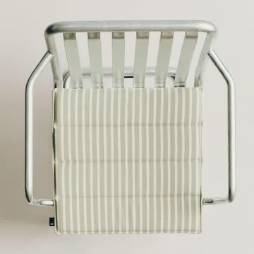 Cojín de asiento Terrazza - Grey bold stripe, 40x40 cm - HAY