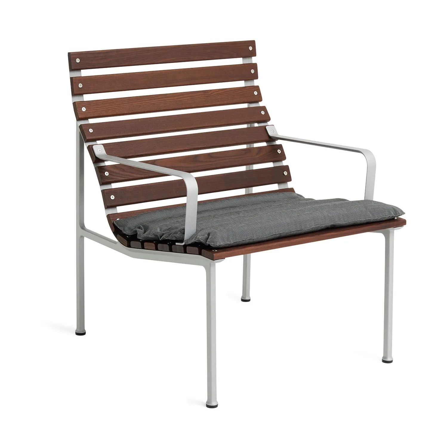 Cojín de asiento Traverse Quilted Lounge Chair/Armchair, Pimienta negra HAY