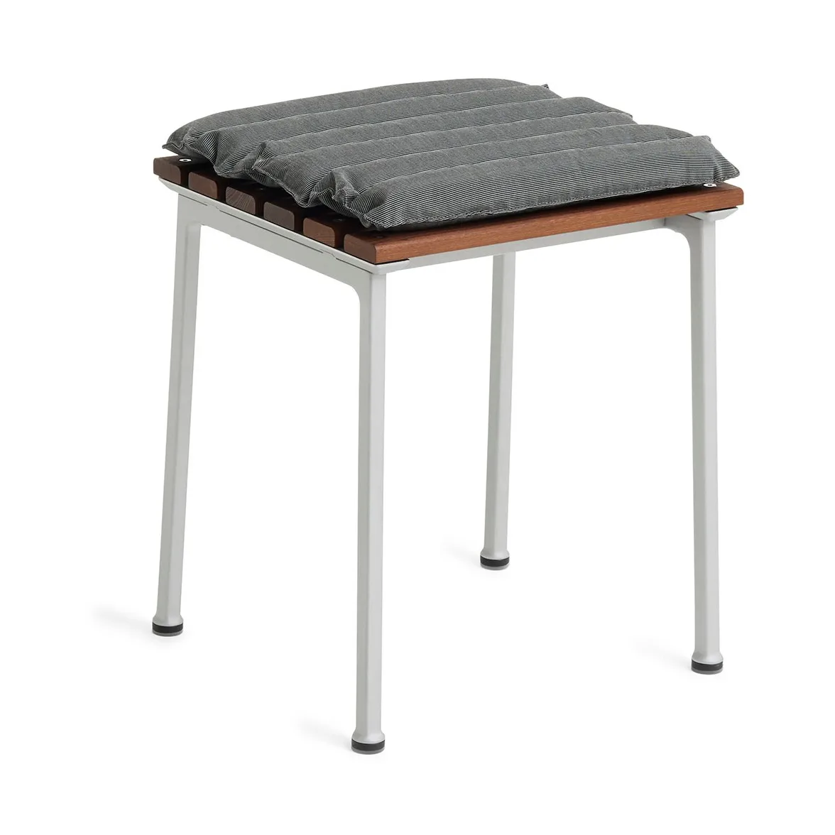Cojín de asiento Traverse Quilted Stool , Pimienta negra HAY