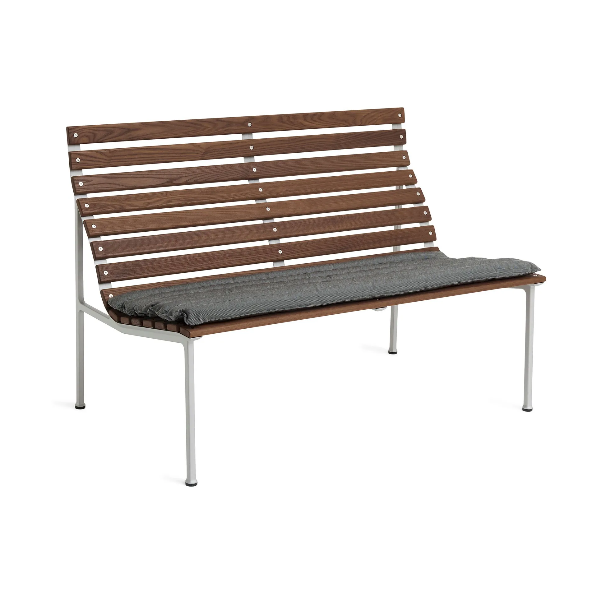 Cojín de banco Traverse Quilted Lounge Bench, Pimienta negra HAY
