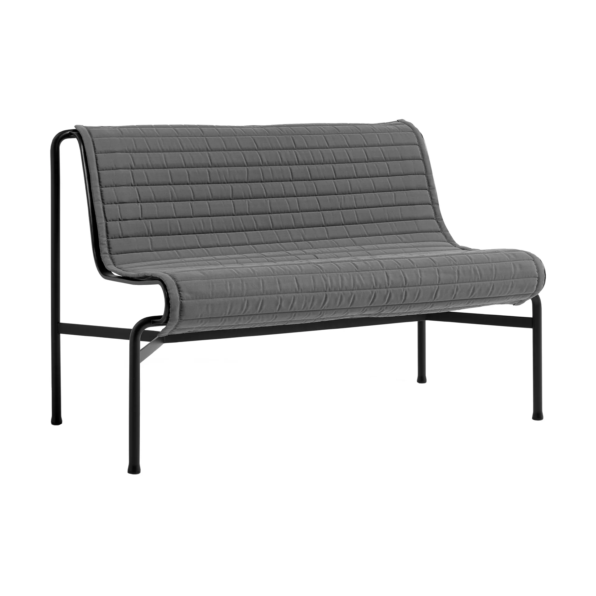 Cojín Palissade Quilted, Anthracite, para Dining banco HAY