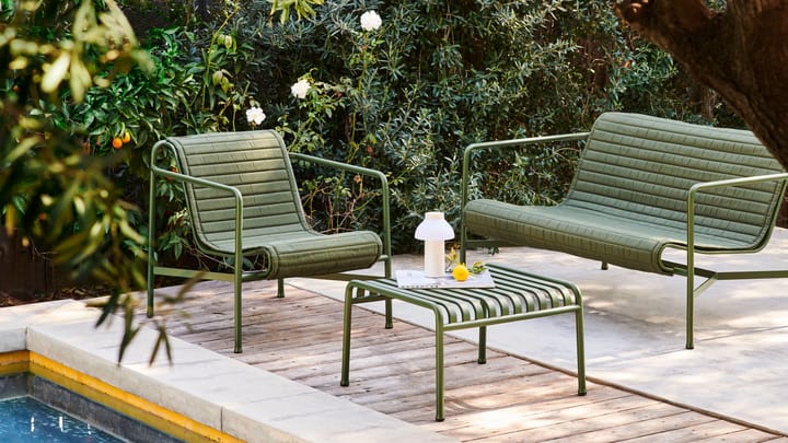 Cojín Palissade Quilted  , Olive, para sillón lounge low HAY