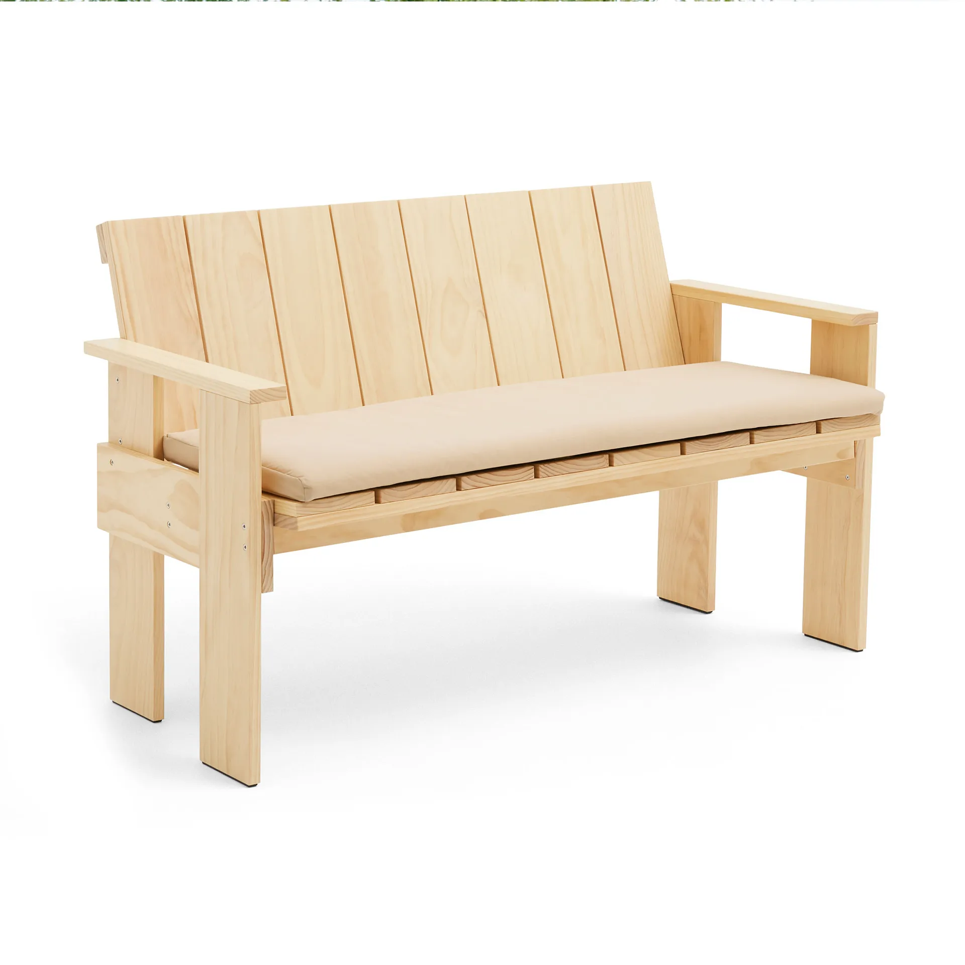 Cojín para banco Crate Dining Bench, Beige HAY