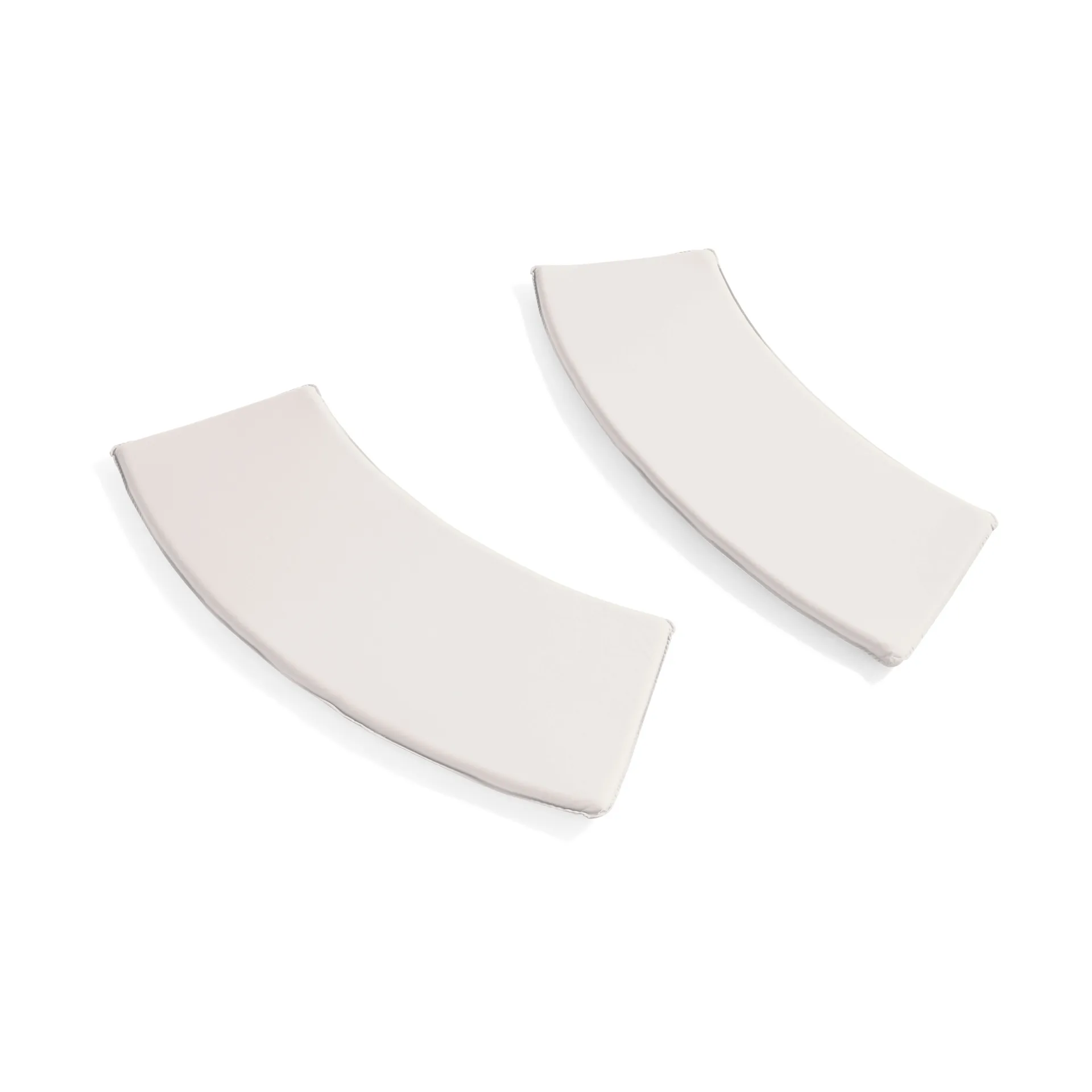 Cojín para banco de parque in-in 2 piezas Palissade Dining, Cream white HAY