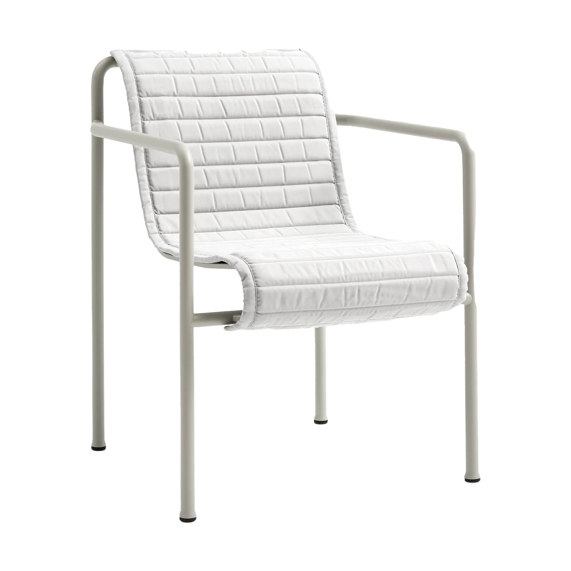 Cojín para silla con reposabrazos Palissade Dining Quilted, Sky grey HAY