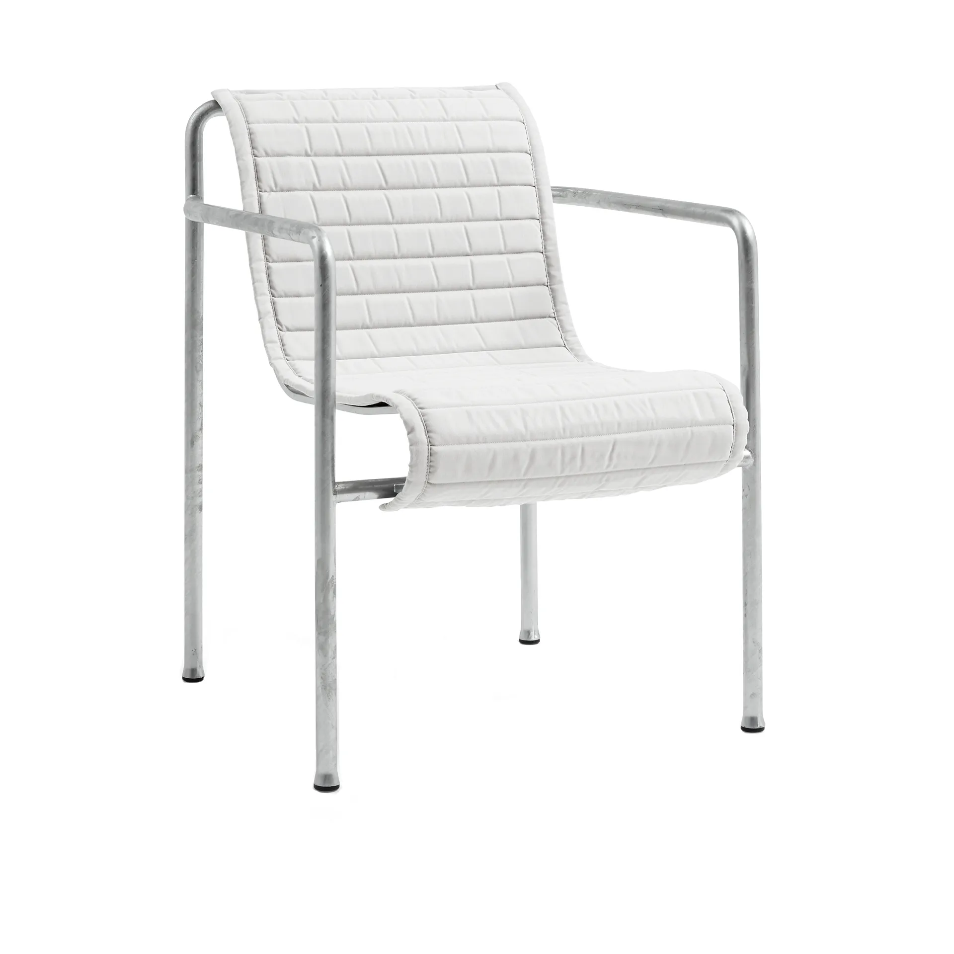 Cojín para silla con reposabrazos Palissade Dining Quilted, Sky grey HAY