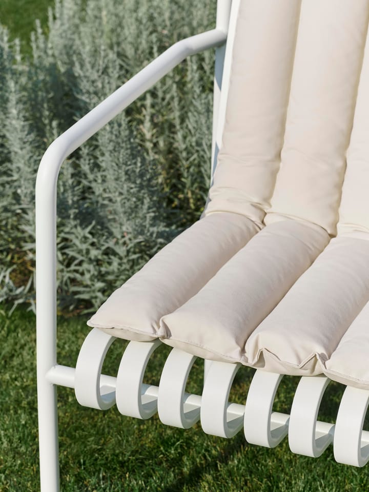 Cojín para silla con reposabrazos Palissade Dining Soft Quilted  , Cream white HAY
