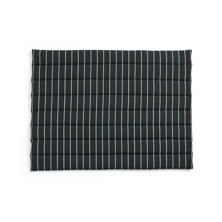 Cojín para sofá Outdoor Market - Black-beige, 2 plazas - HAY