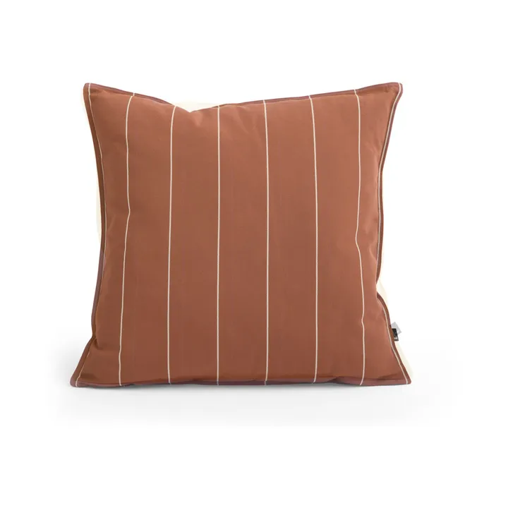 Cojín Terrazza - Terracotta narrow stripe, 60x60 cm - HAY