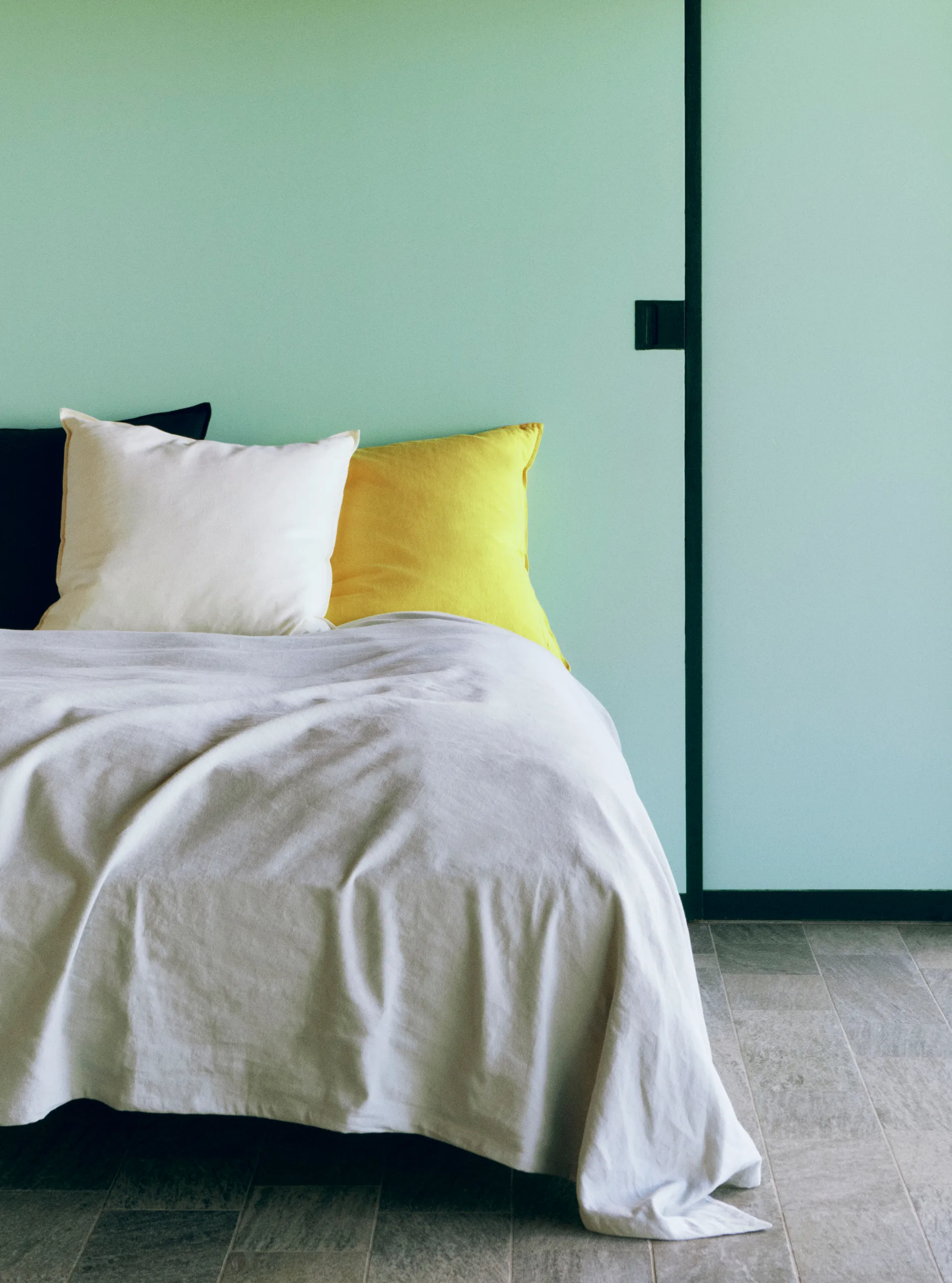 Colcha Linen 240x260 cm, Sky grey HAY