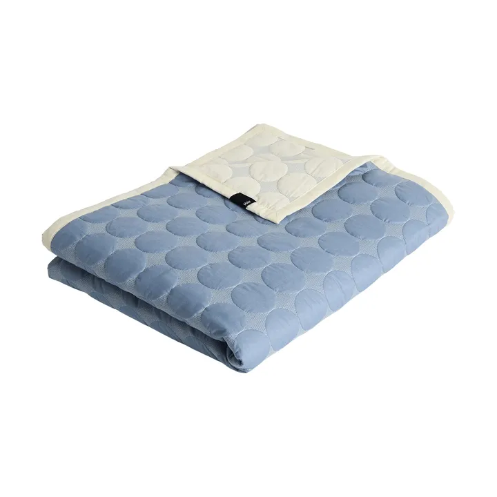 Colcha Mega Dot organic 195 x 245 cm - Dusty blue - HAY