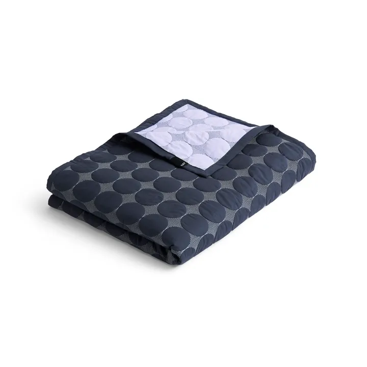 Colcha Mega Dot organic 260 x 260 cm - Midnight blue - HAY