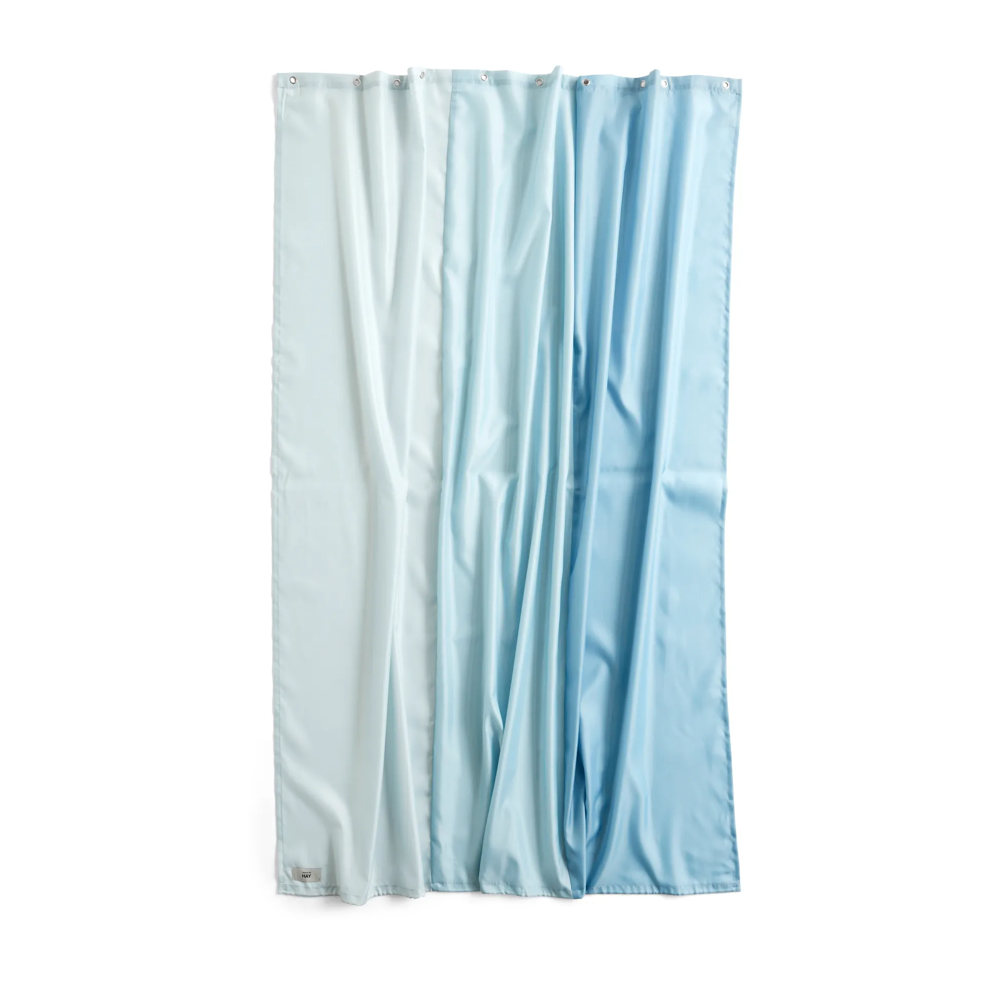 Cortina de baño Aquarelle Vertical 180x200 cm, Ice blue HAY