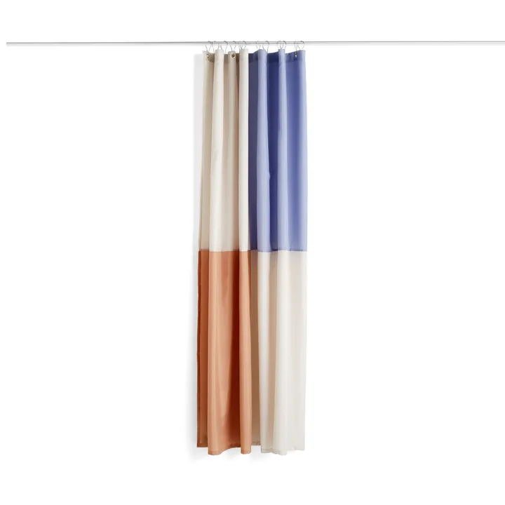 Cortina de ducha Check 180×200 cm - Blue - HAY