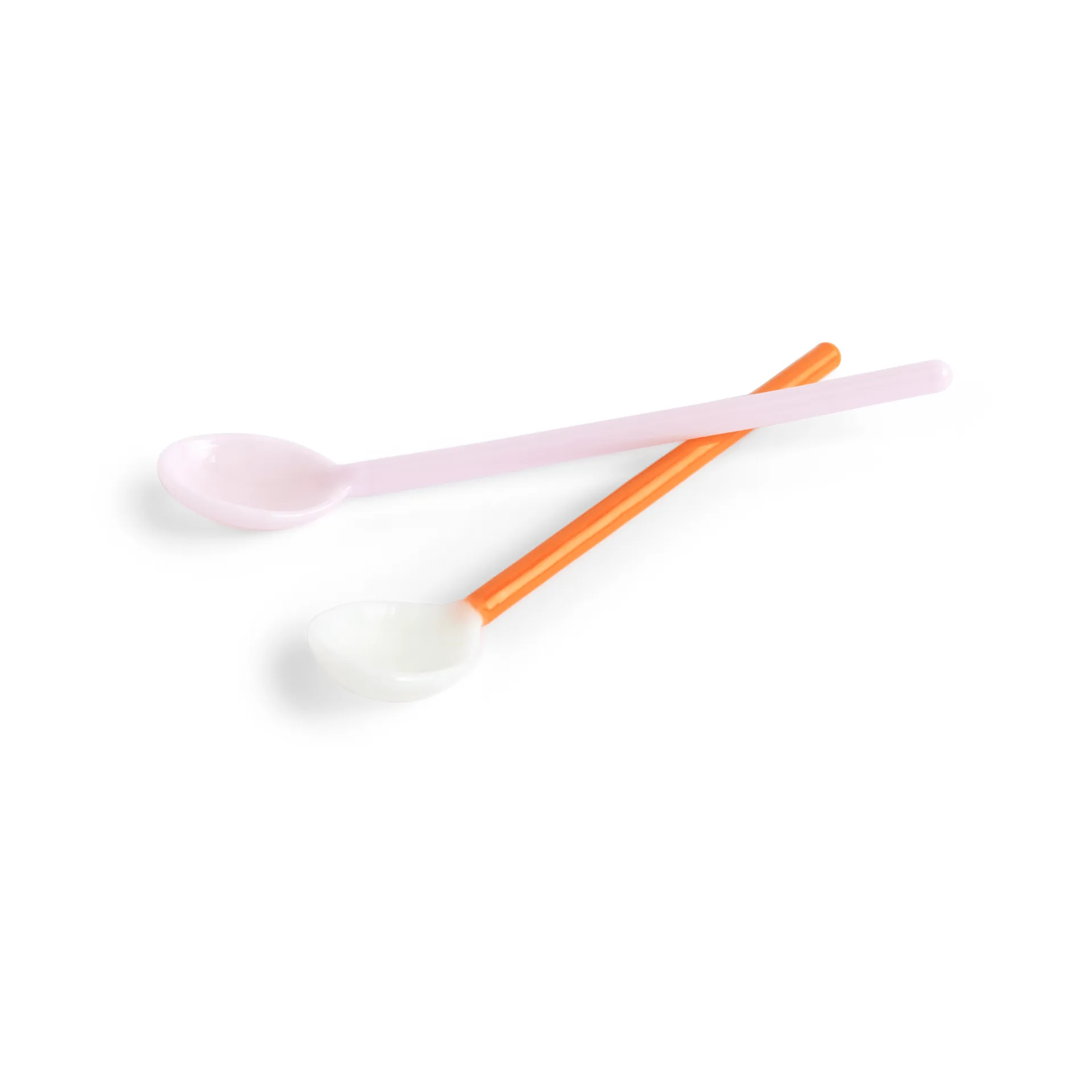 Cuchara para helado Duo 2 unidades, Light pink-bright orange
 HAY