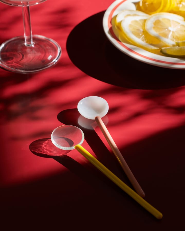 Cuchara para helado Duo 2 unidades, Light pink-bright orange
 HAY