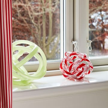 Escultura de cristal Knot No 2 L - Light green - HAY