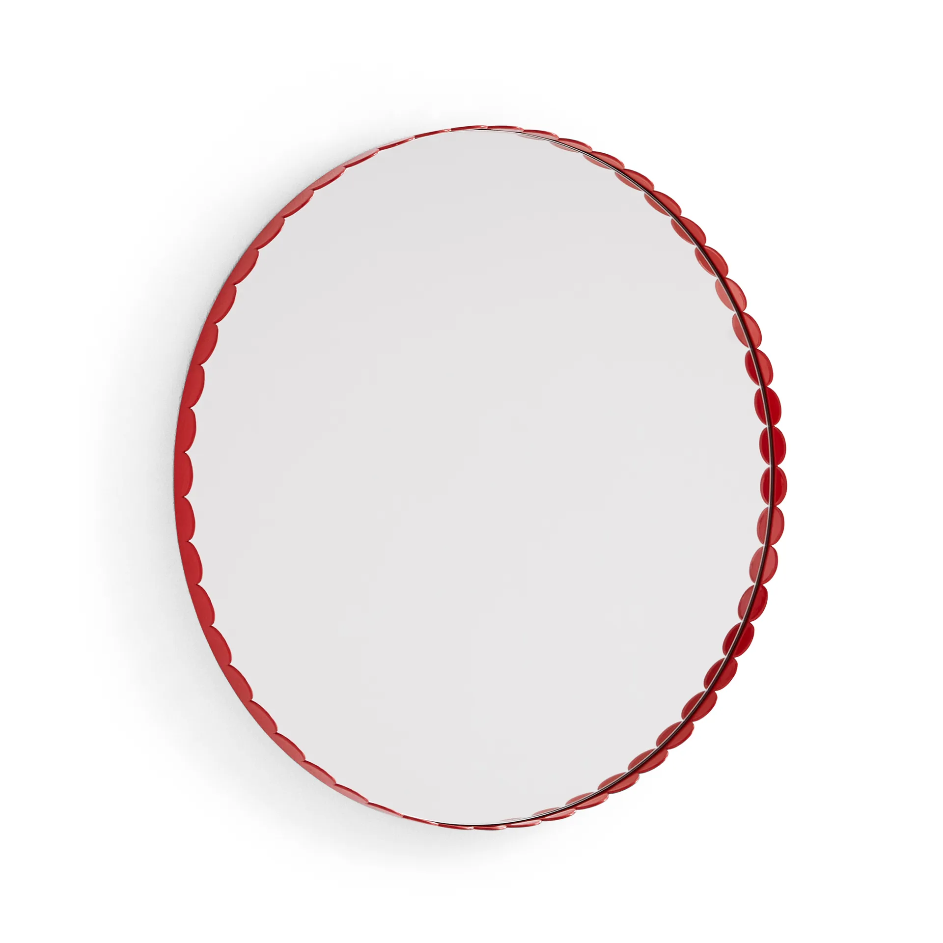 Espejo Arcs Mirror Ø60 cm, Red HAY
