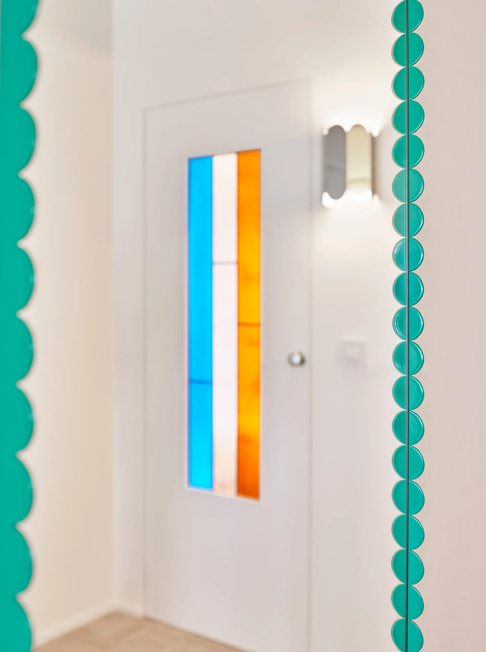 Espejo Arcs Mirror Rectangle M 50x133,5 cm, Green HAY