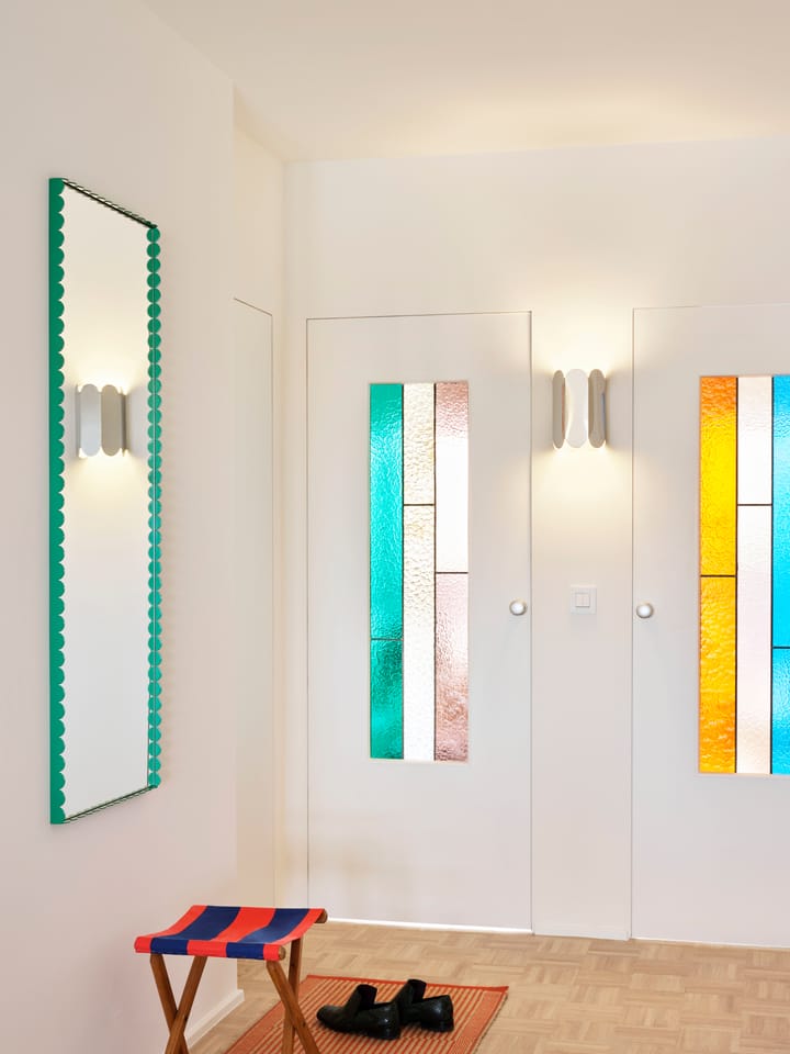 Espejo Arcs Mirror Rectangle M 50x133,5 cm, Green HAY