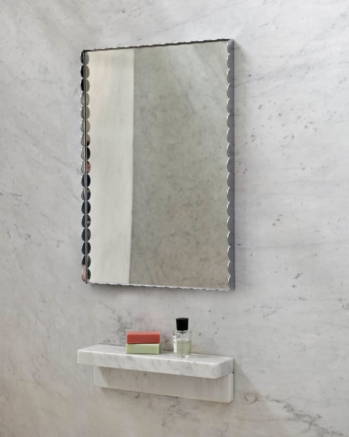 Espejo Arcs Mirror Rectangle S 43,5x61,5 cm, Acero inoxidable HAY