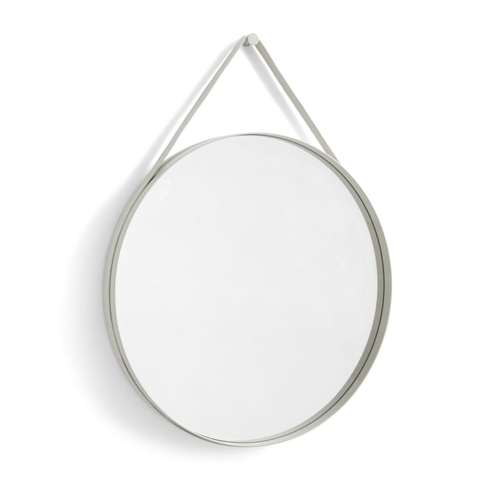 Espejo Strap Mirror Ø70 cm - Light grey - HAY