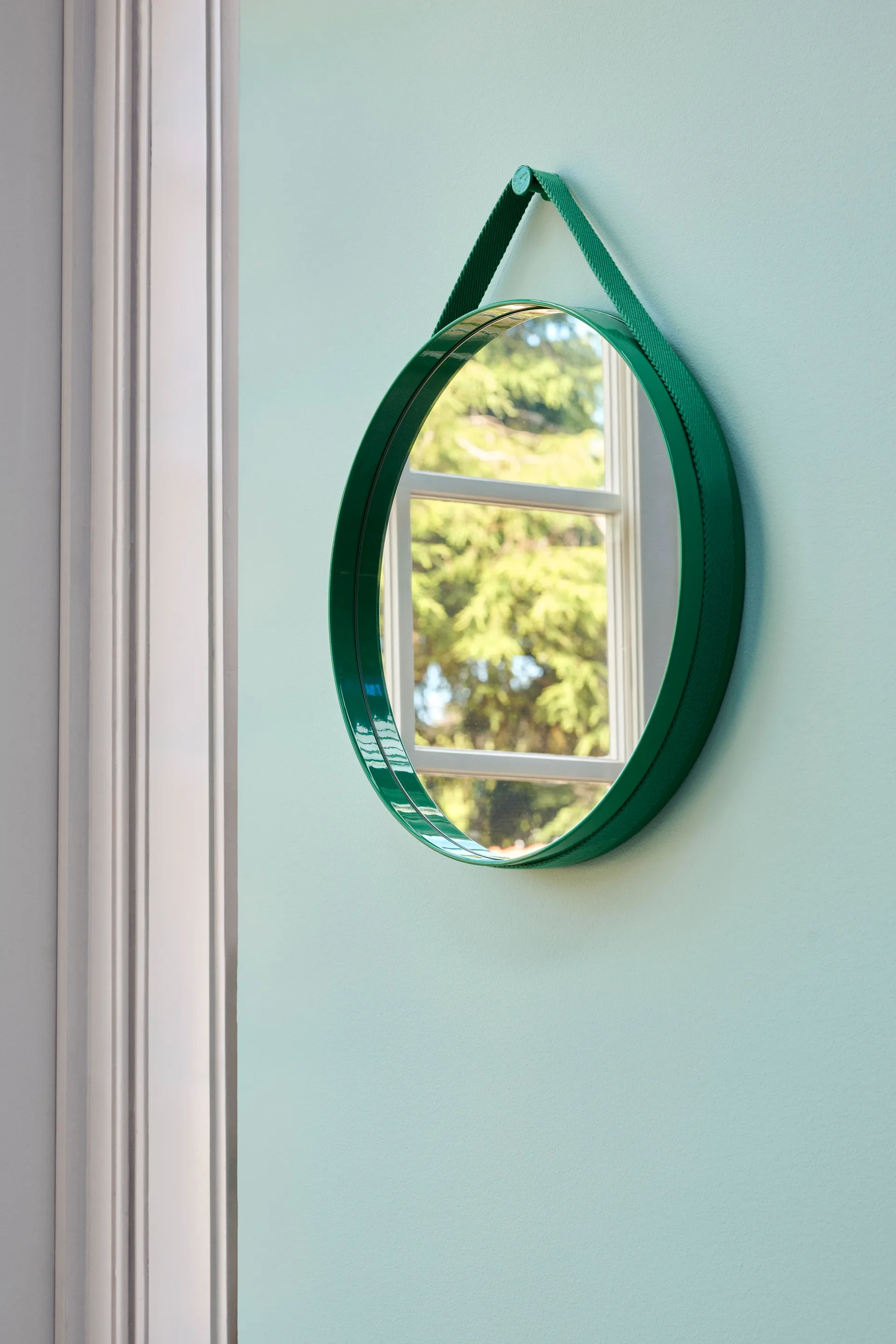 Espejo Strap Mirror, Green HAY
