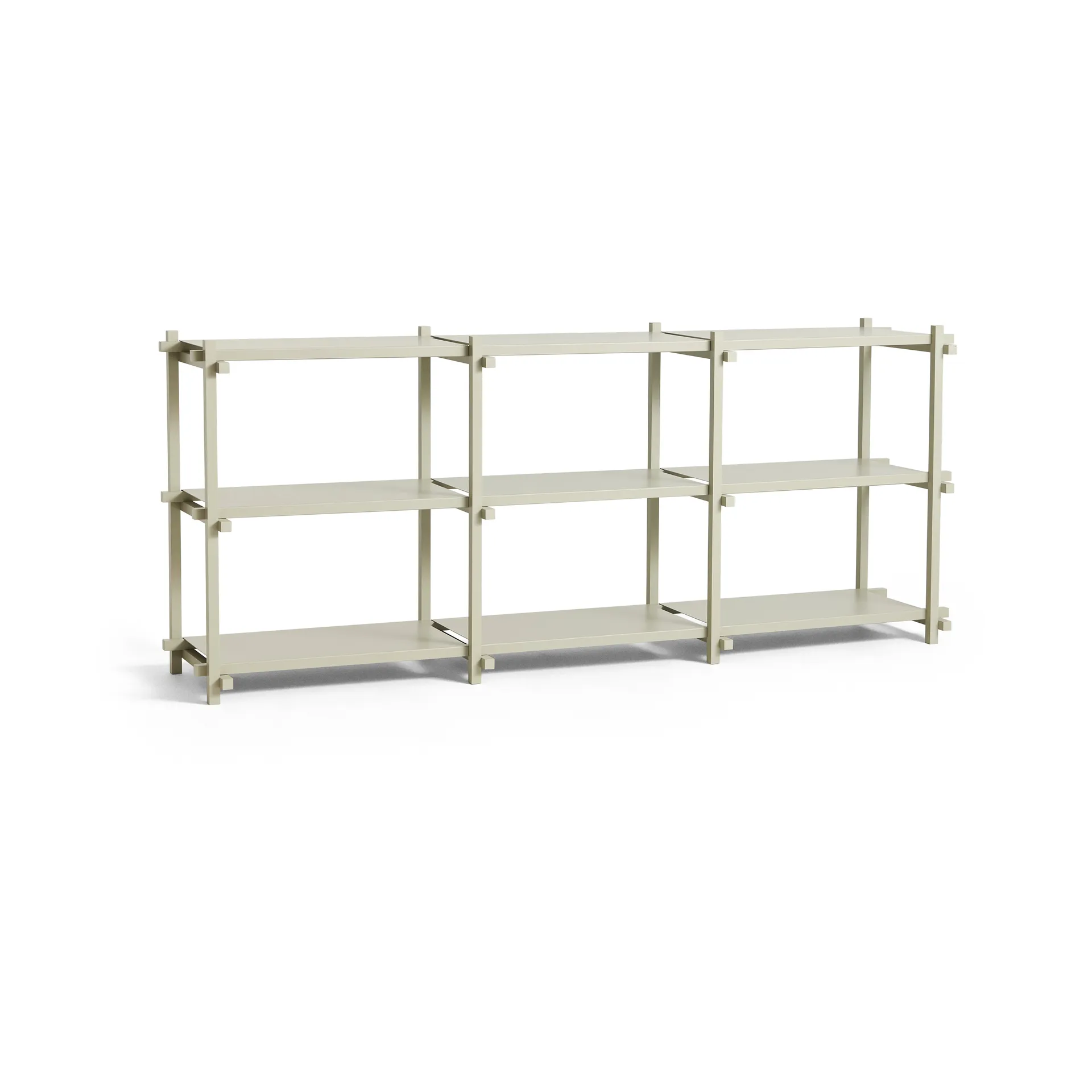 Estantería Woody, Haya-smokey grey, bajo HAY