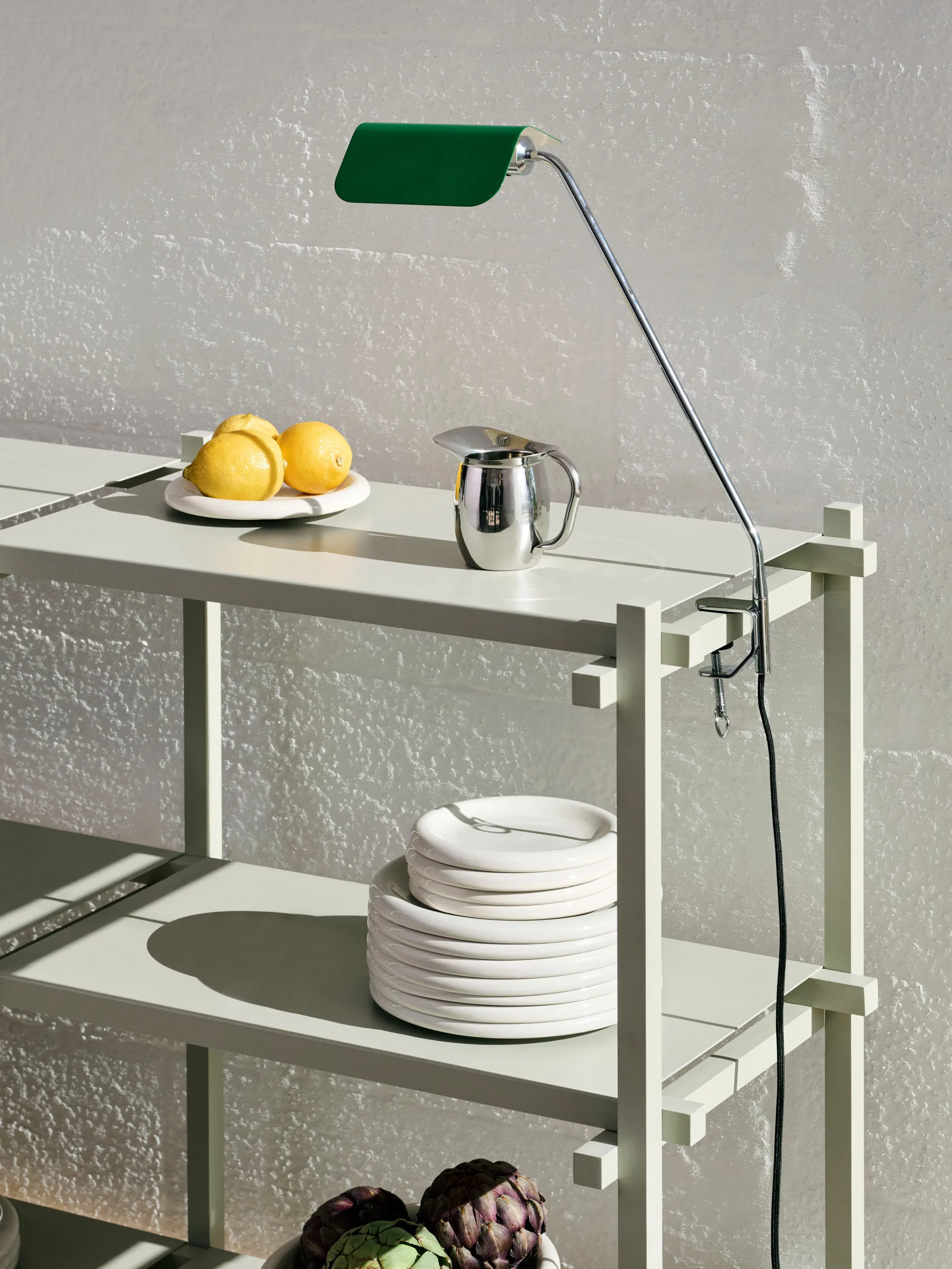 Estantería Woody, Haya-smokey grey, bajo HAY