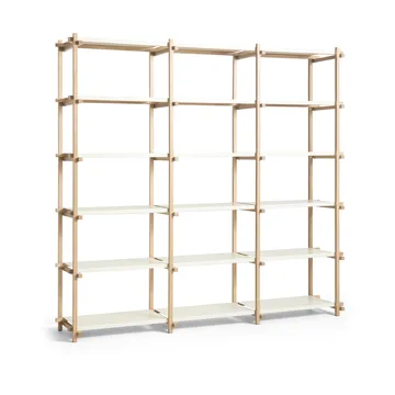 Estantería Woody - Oak-almond white, alto - HAY