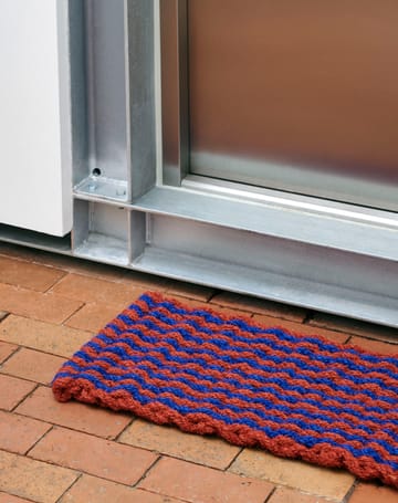 Felpudo Coco Stripe Wave - Brown-navy - HAY