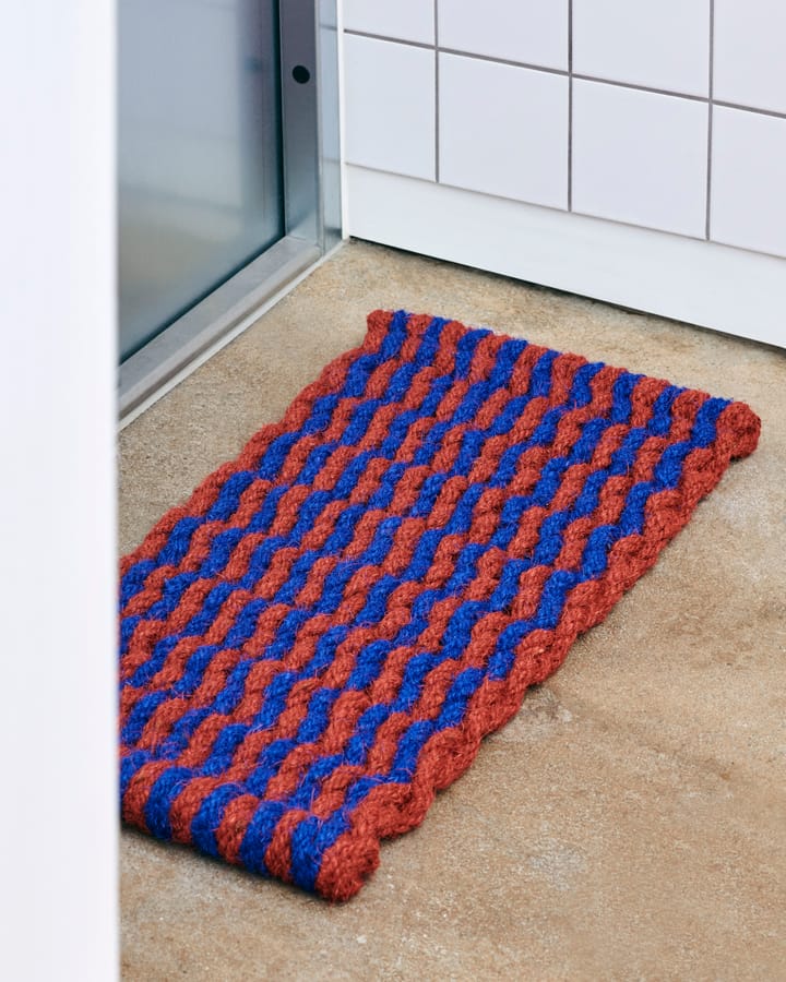 Felpudo Coco Stripe Wave, Brown-navy HAY
