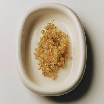 Fuente de servir Barro ovalada - Off-white, large 27x36 cm - HAY